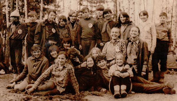 Город Ленск, школа 1. Турслет, 1974 год