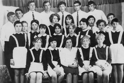 Город Ленск, школа 1. Фотографии 1963-1971 годов из личного архива Александра Суханова