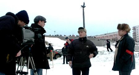 ГТРК Алмазный край берет интервью у организаторов соревнований