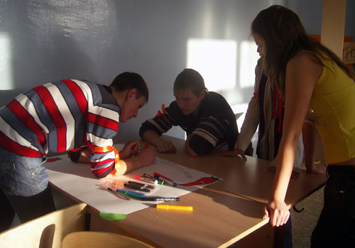 Ленск. Школа лидеров. 2009 год. Фотография сайта школы номер 1 города Ленска