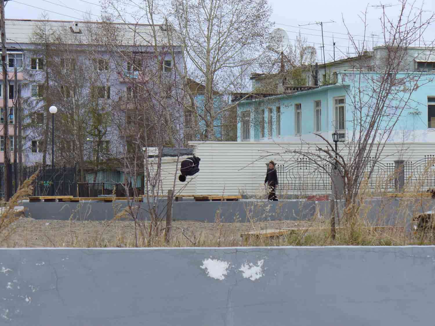 Паркур в Ленске. Ленск. Автор фото: Дмитрий Макушев