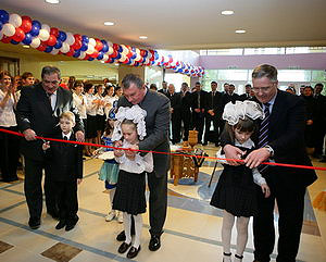 Открытие новой школы в Витиме