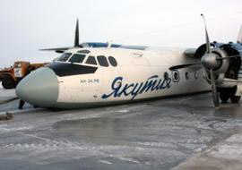 Самолет АН-24 упал в аэропорту Якутска