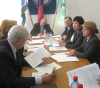 Ленск, заседание районной переписной комиссии, март 2010 года