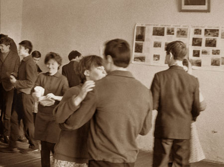 Исторические фотографии Ленска, автор Юрий Синягин. Школа номер 1, город Ленск